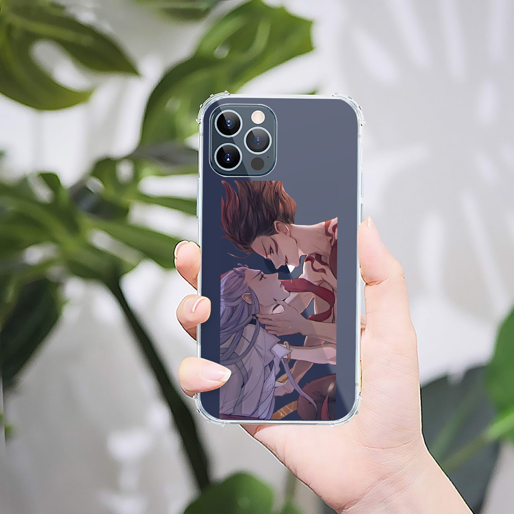 （画像用） Ne Zha 2 ナタ 魔童の大暴れ 【iPhone 12シリーズ対応】透明スマホケース（クリアソフトケース）